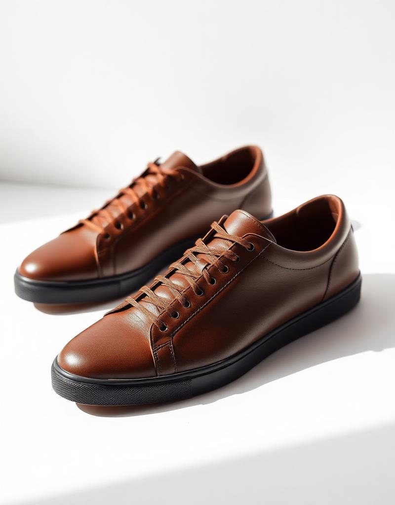 Cognac Deri Sneaker